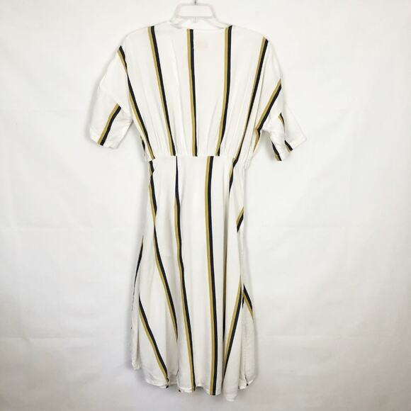 Sancia Anika Womens Dress Small Party Cocktail Midi Linen Blend Beach Lagenlook - Picture 9 of 14